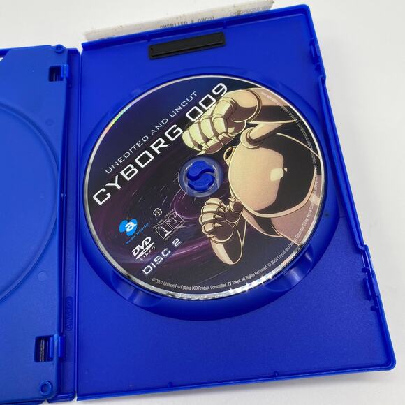 Cyborg 009 Unedited and Uncut DVD Video EUC - Picture 5 of 5